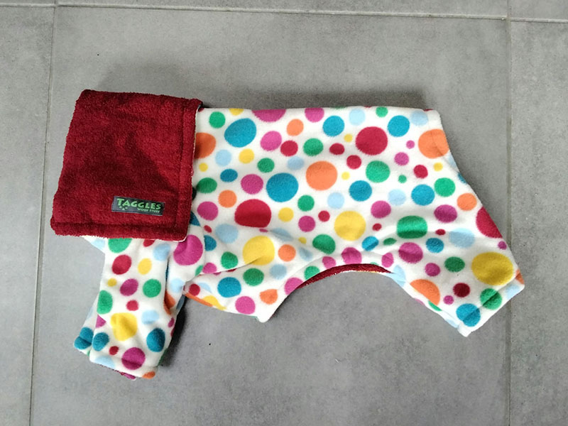 WhatsApp Image 2025-08-30 at 19.49.02 White spots with red towel drying onesie