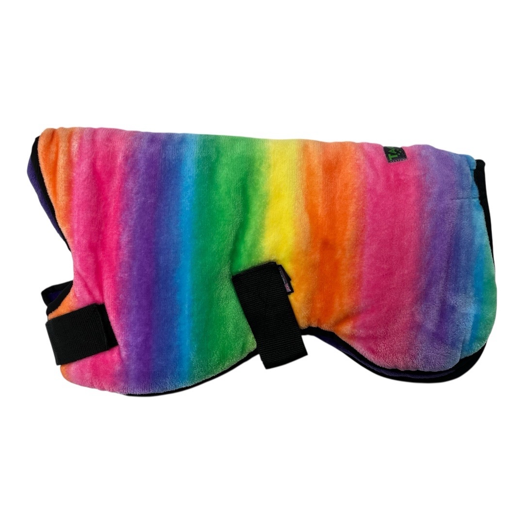 Bodywarmer - Rainbow with purple (velcro)