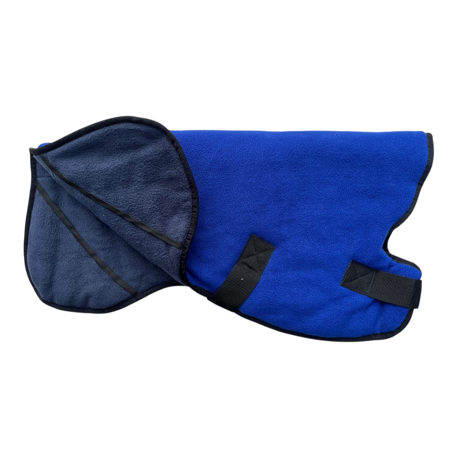 Royal blue and navy fleece bodywarmer - 50cm (velcro)