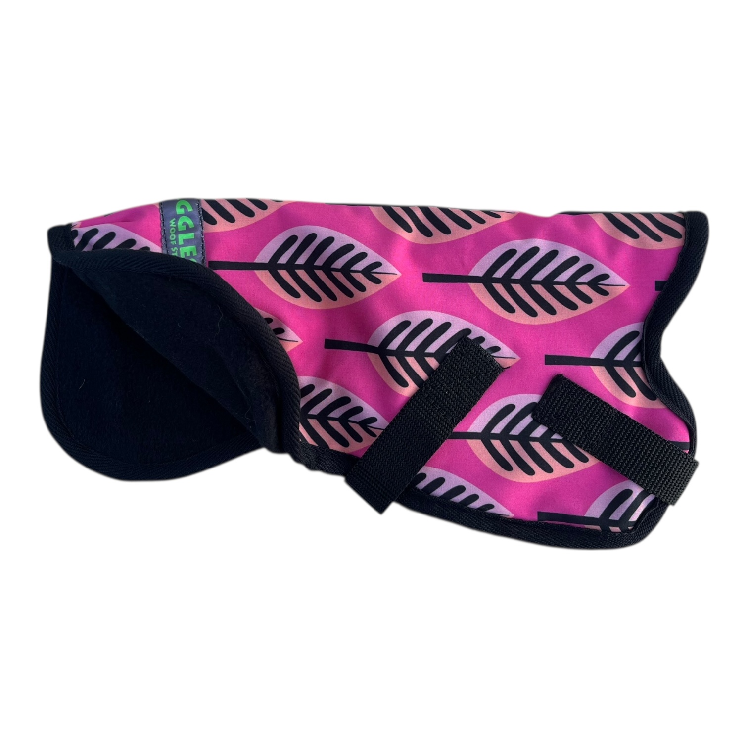 Leaves and cerise raincoat - 45cm Ex-demo