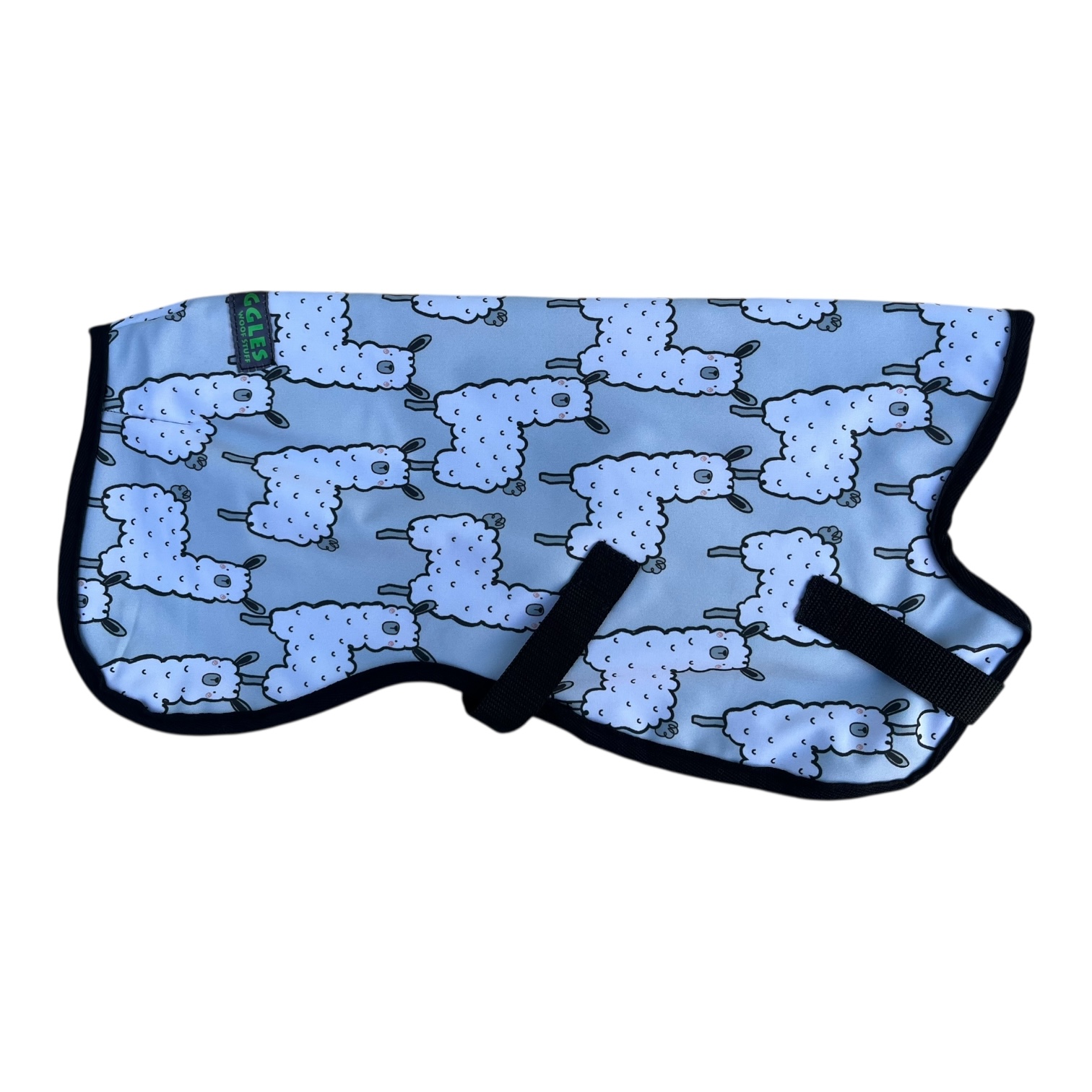 Llamas and grey raincoat gilet