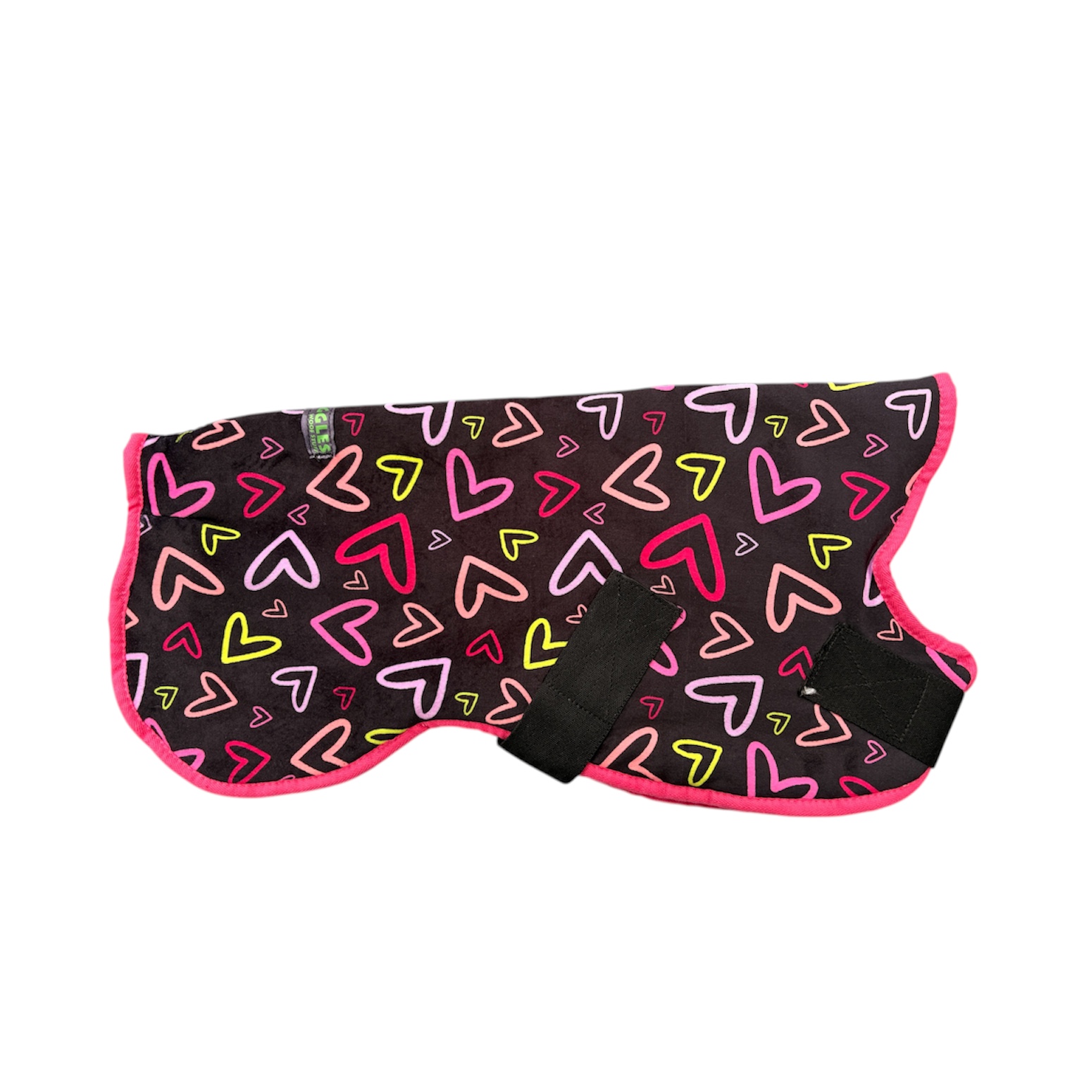 Multicoloured hearts and black - Gilet Comfort - Image 4