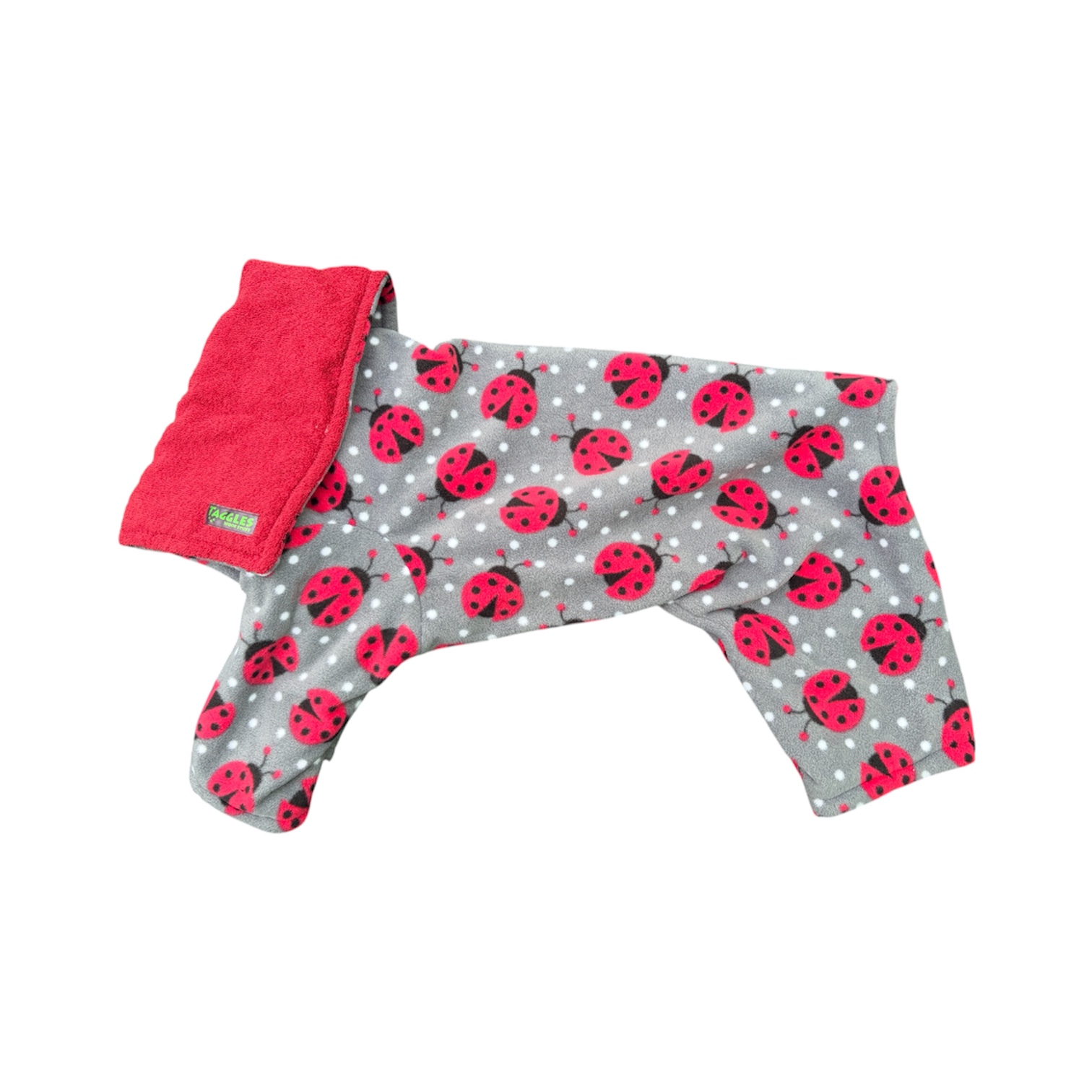Ladybird with red towel drying onesie- 55cm