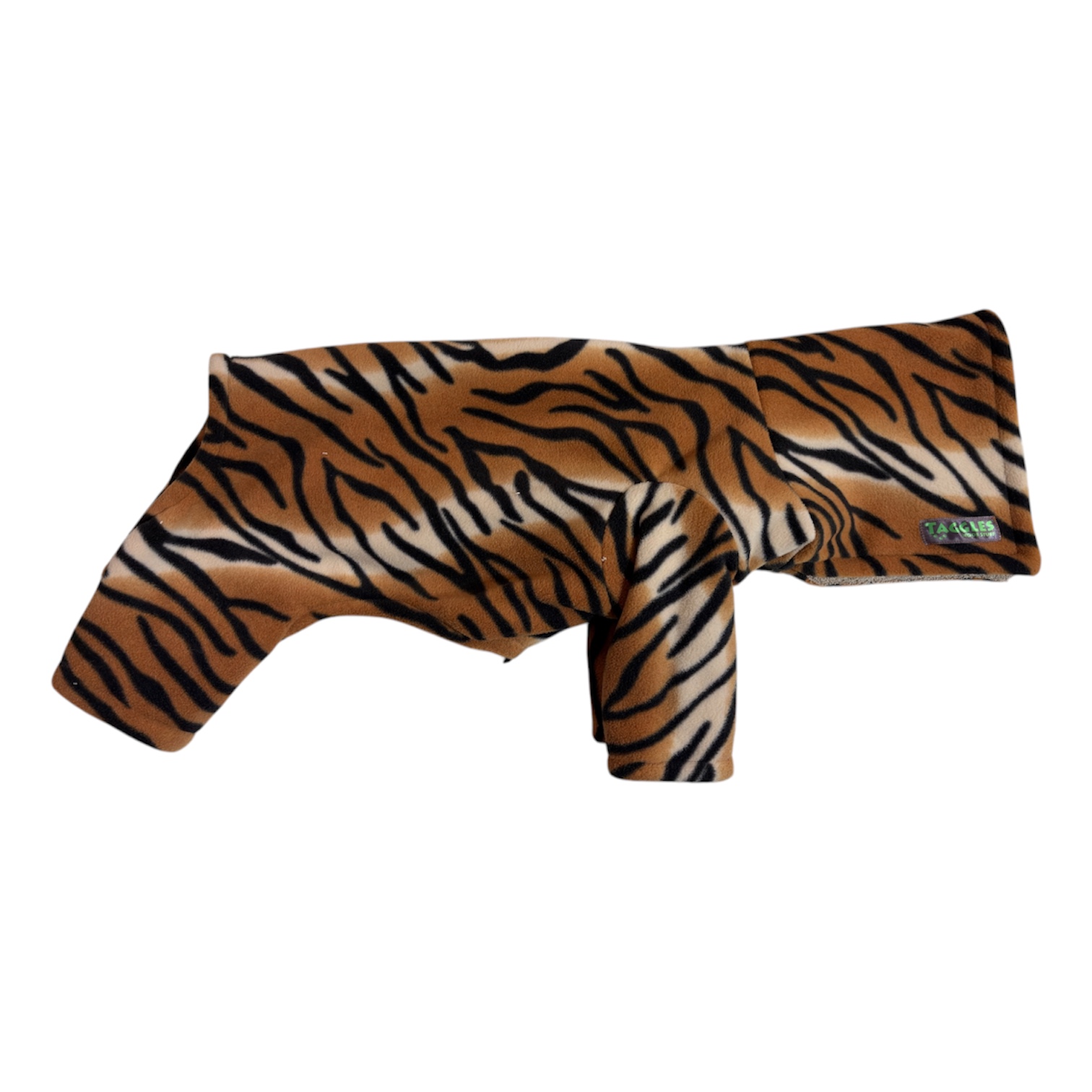 Tiger with beige towel drying onesie - Image 2